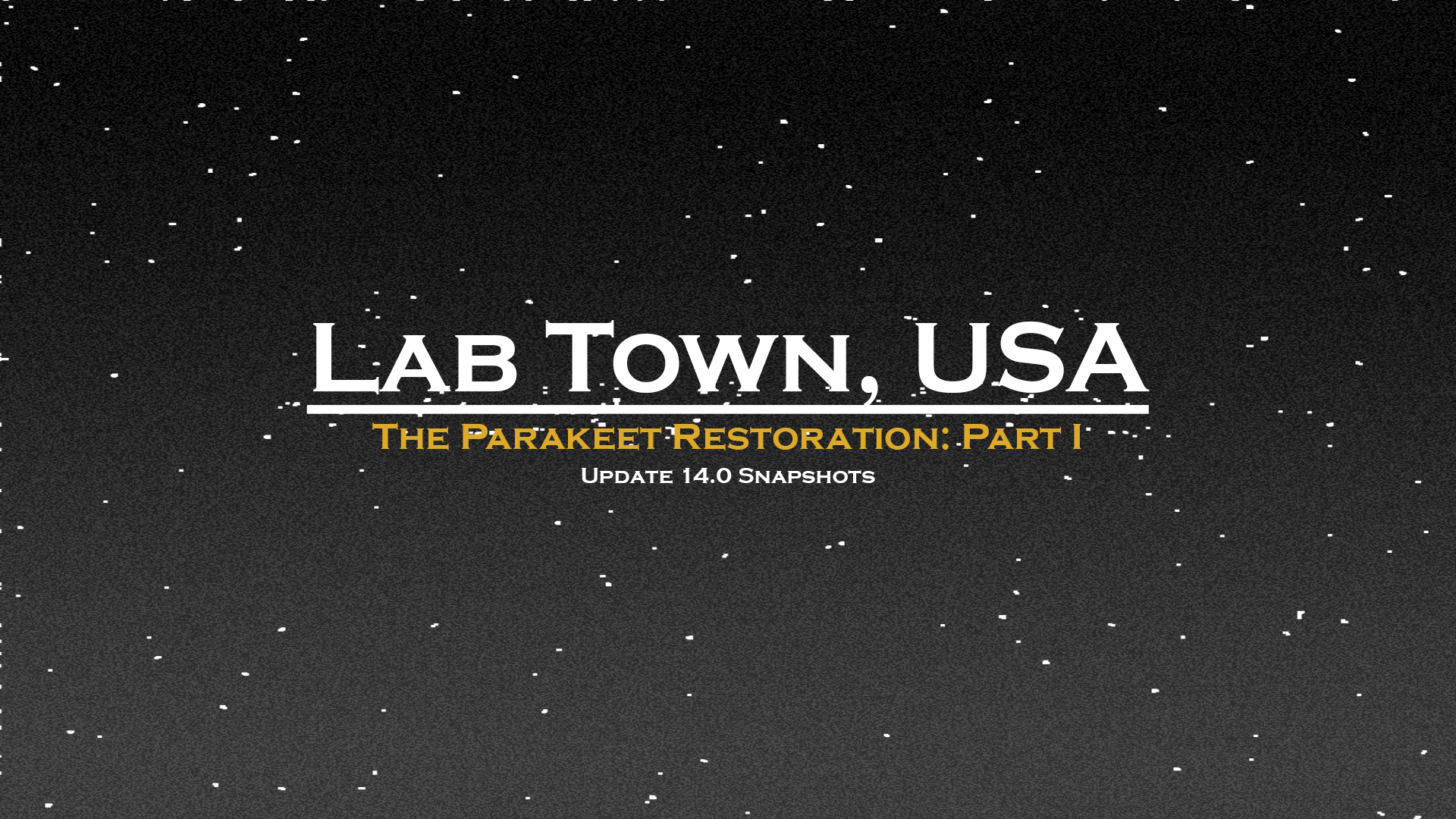 Lab Town, USA - 14.0